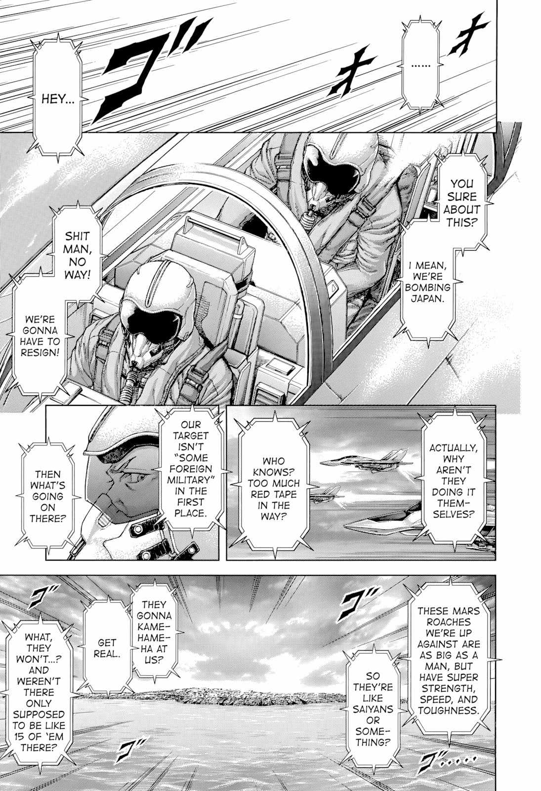 Terra Formars Chapter 131 page 3 - Chapter 131: HELL YEAH!: Murderous Harmony