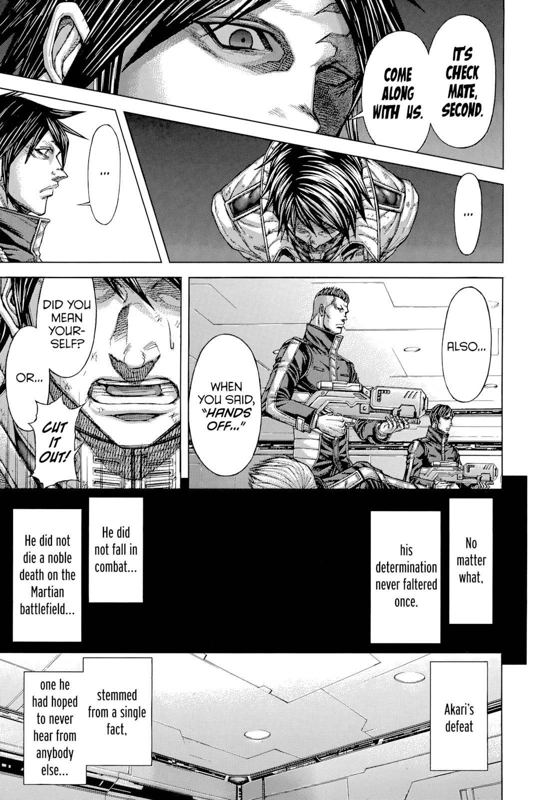 Terra Formars Chapter 133 page 7 - Chapter 133: KISS: Breath
