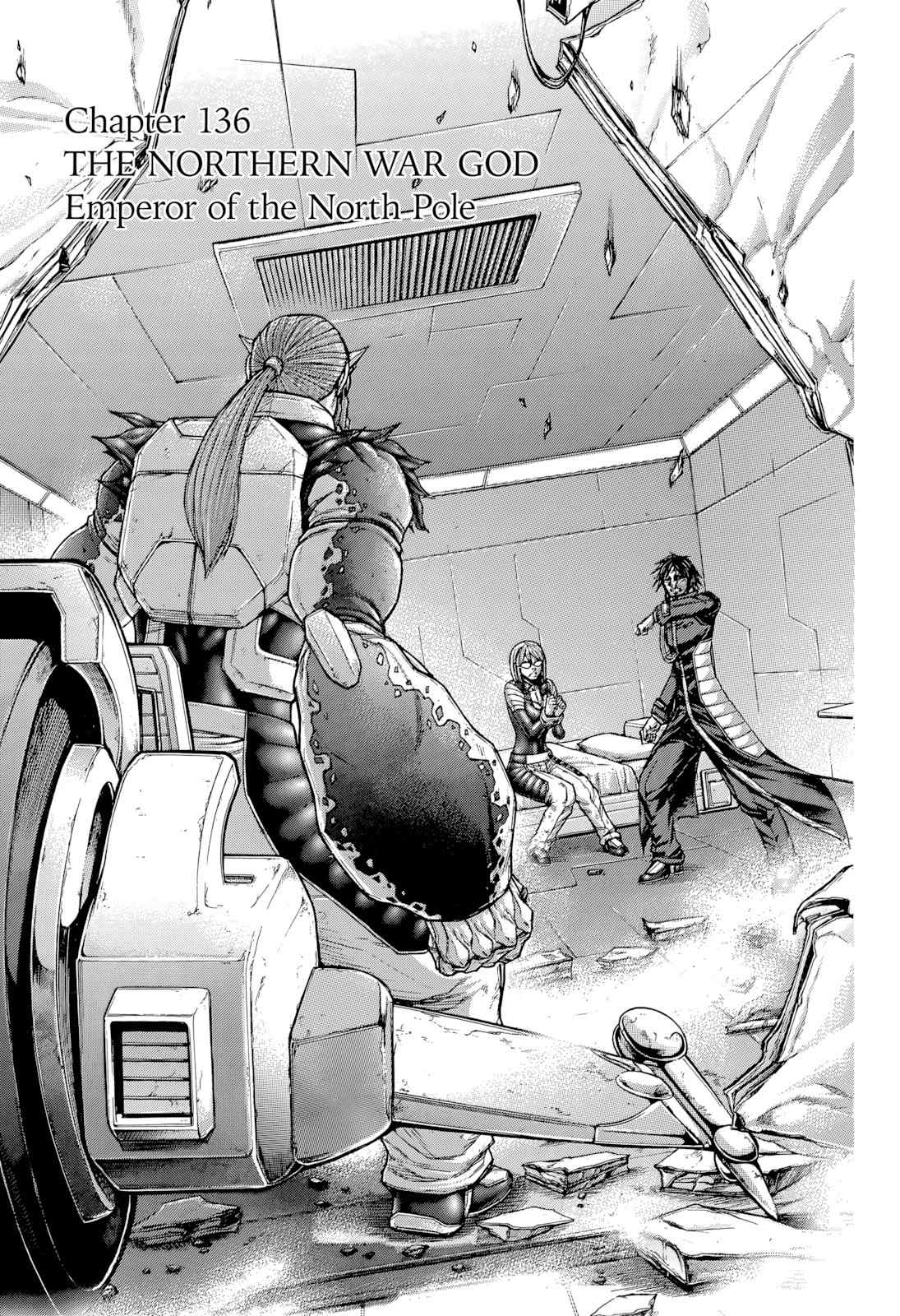 Terra Formars Chapter 136 page 1 - Chapter 136: THE NORTHERN WAR GOD: Emperor of the North Pole
