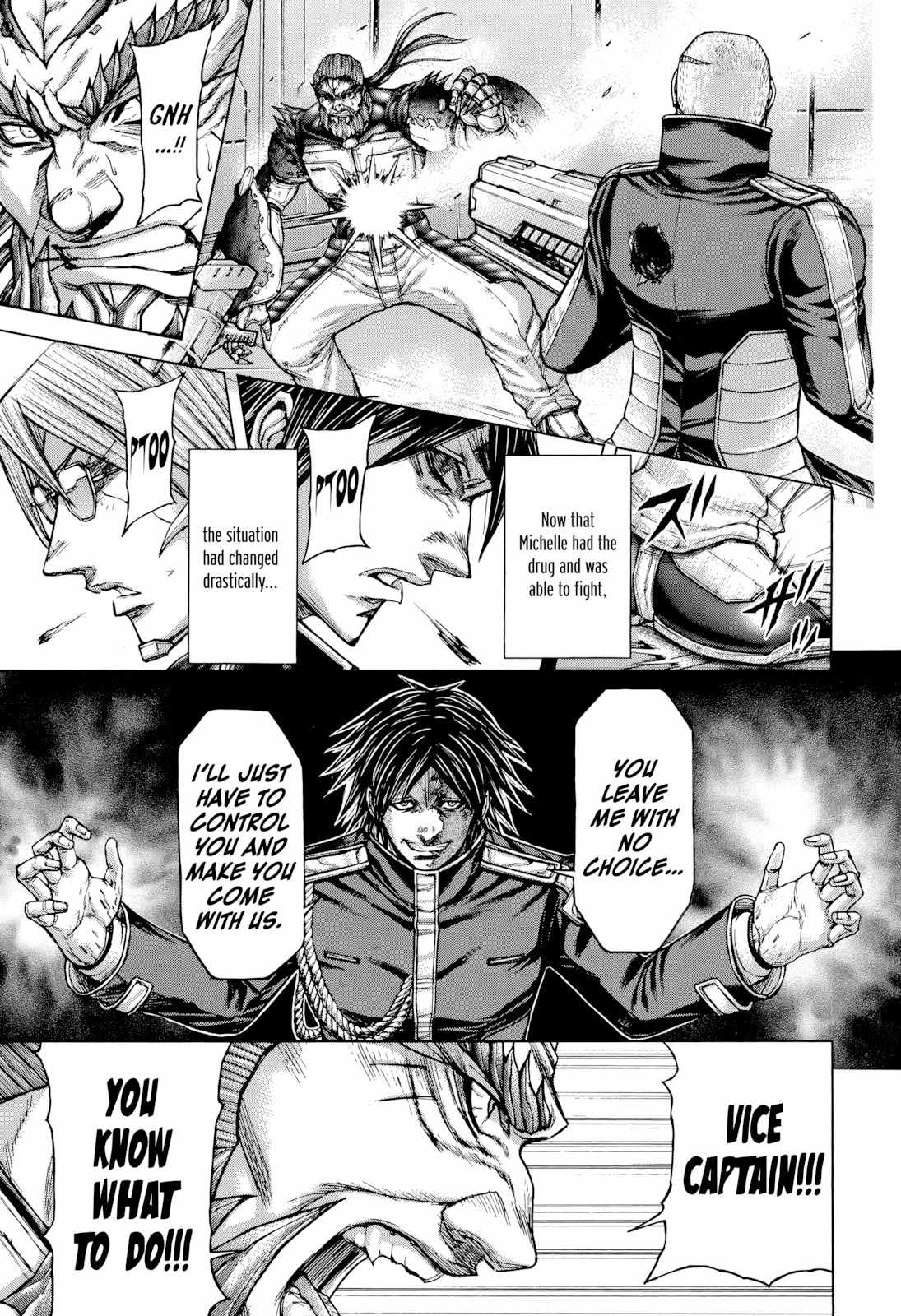 Terra Formars Chapter 136 page 16 - Chapter 136: THE NORTHERN WAR GOD: Emperor of the North Pole