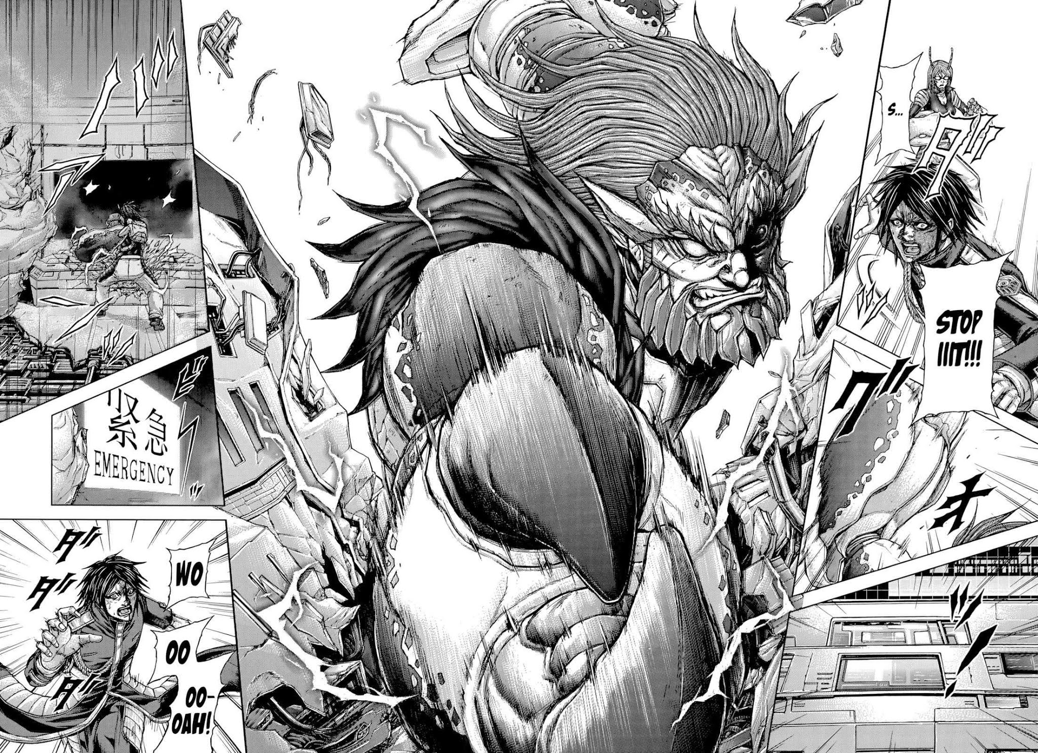 Terra Formars Chapter 138 page 12 - Chapter 138: FALLING OF HYDRA: Castle Breach