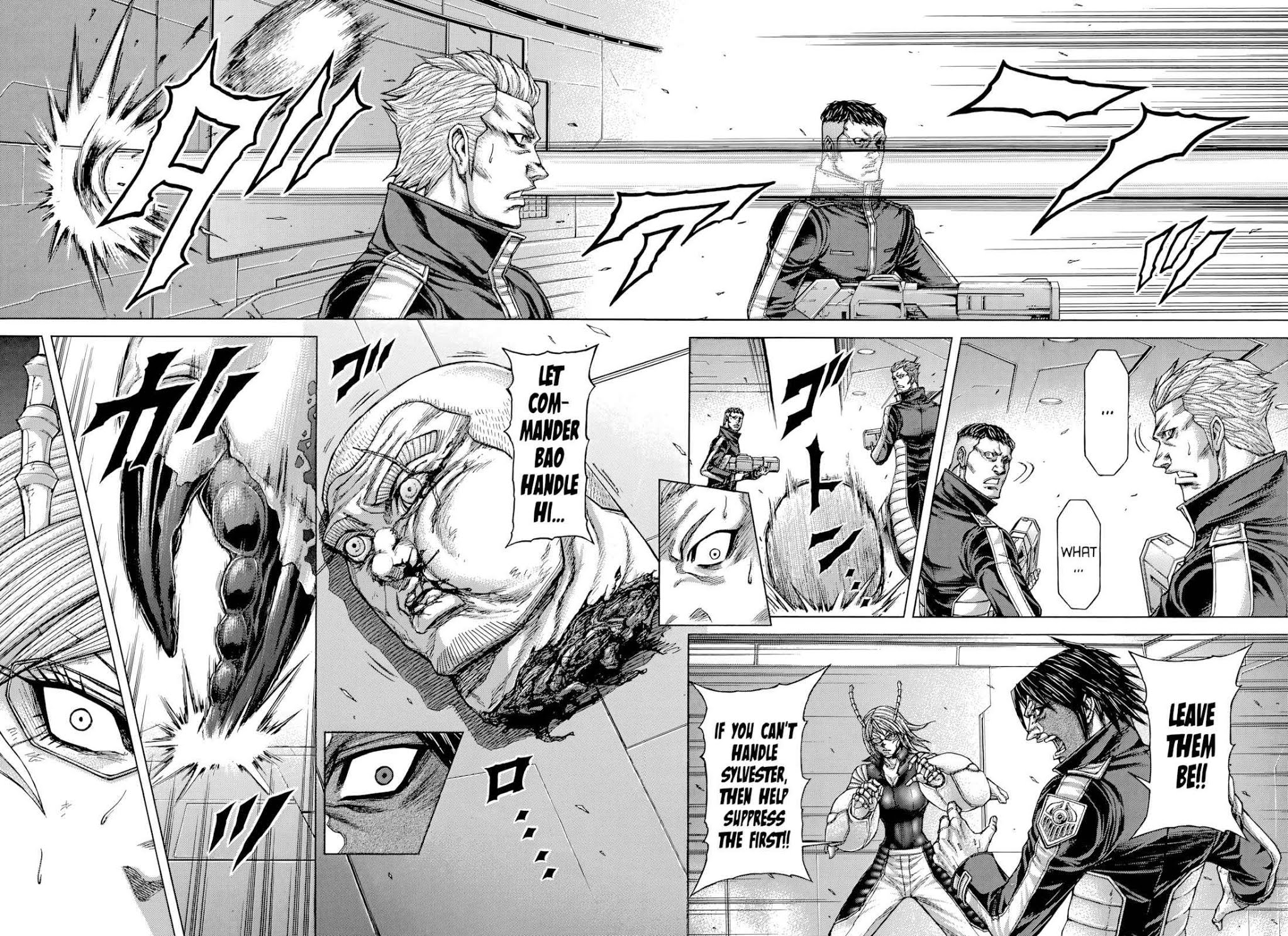 Terra Formars Chapter 138 page 6 - Chapter 138: FALLING OF HYDRA: Castle Breach