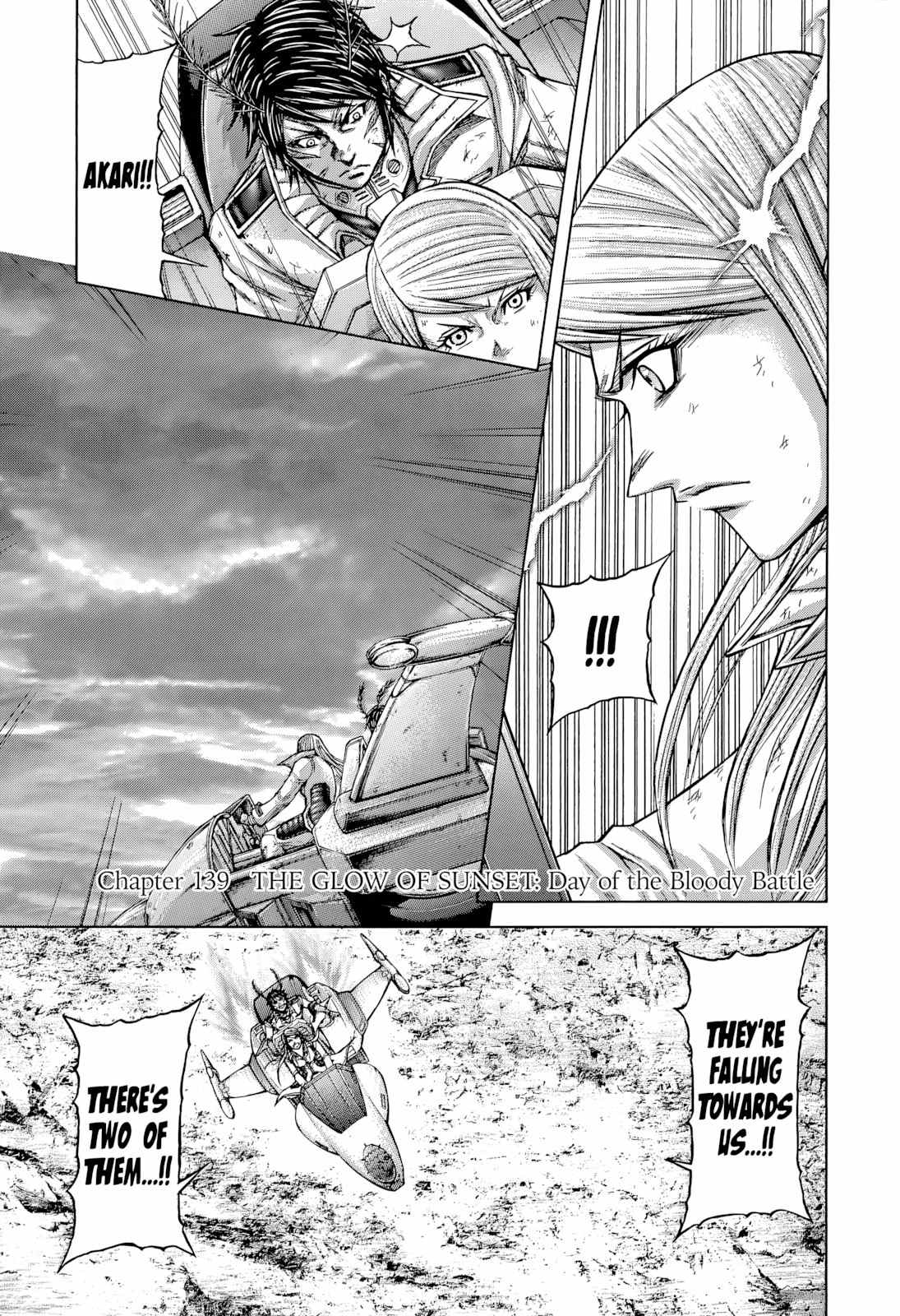 Terra Formars Chapter 139 page 1 - Chapter 139 : THE GLOW OF SUNSET: The Day of a Bloody Battle