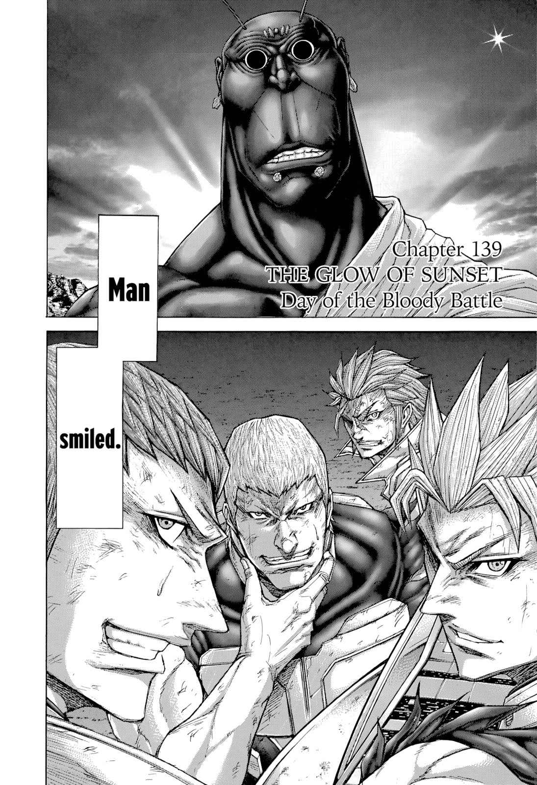Terra Formars Chapter 139 page 15 - Chapter 139 : THE GLOW OF SUNSET: The Day of a Bloody Battle