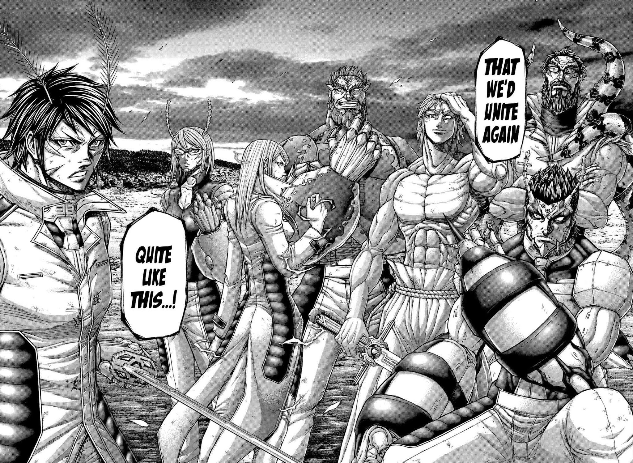 Terra Formars Chapter 140 page 16 - Chapter 140 : DROP-DEAD SPRINTERS: Humans in Hell