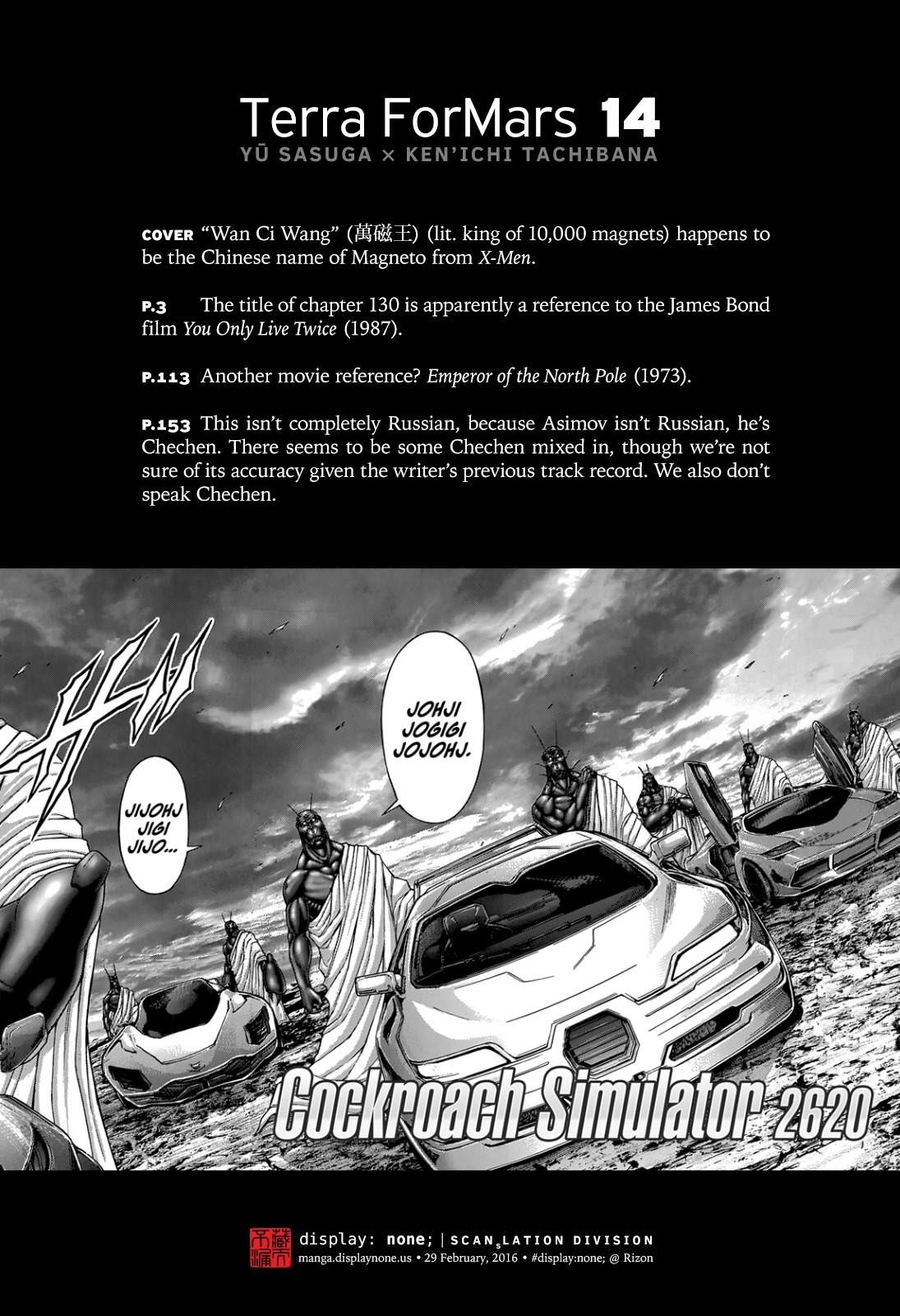Terra Formars Chapter 140 page 21 - Chapter 140 : DROP-DEAD SPRINTERS: Humans in Hell