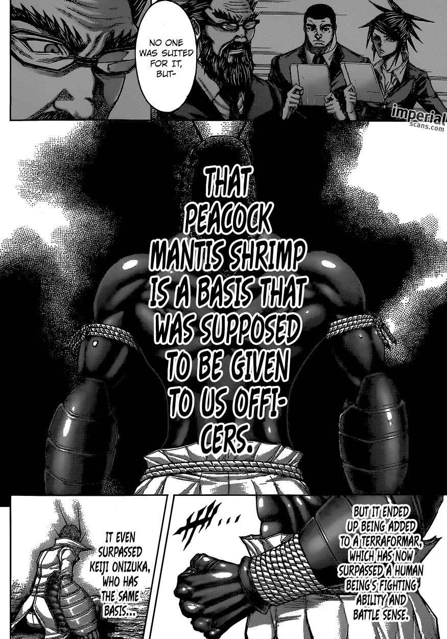 Terra Formars Chapter 142 page 14 - Chapter 142: FIGHTING MAN - Peacock Mantis Shrimp