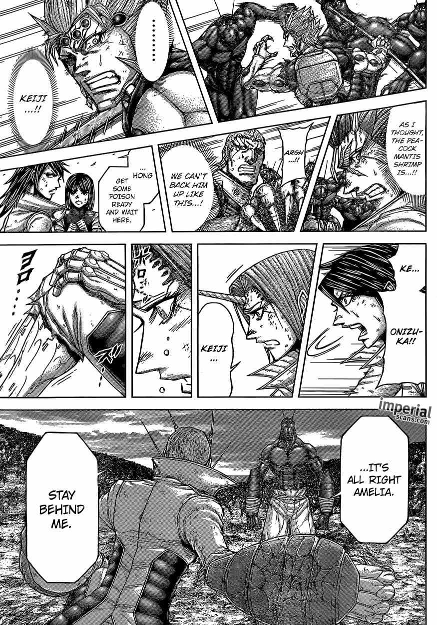 Terra Formars Chapter 142 page 15 - Chapter 142: FIGHTING MAN - Peacock Mantis Shrimp