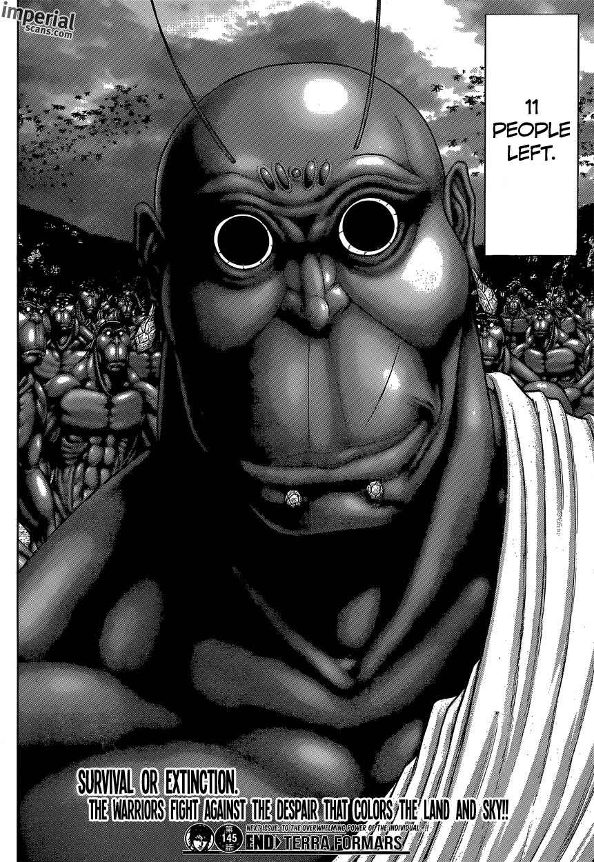 Terra Formars Chapter 145 page 17 - Chapter 145: AVATAR OF MIGHT - The Incarnation of Evolution