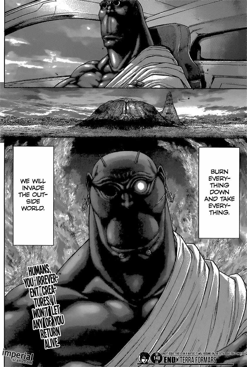 Terra Formars Chapter 148 page 17 - Chapter 148: HUMANE SOCIETY - The Grave of the Bears