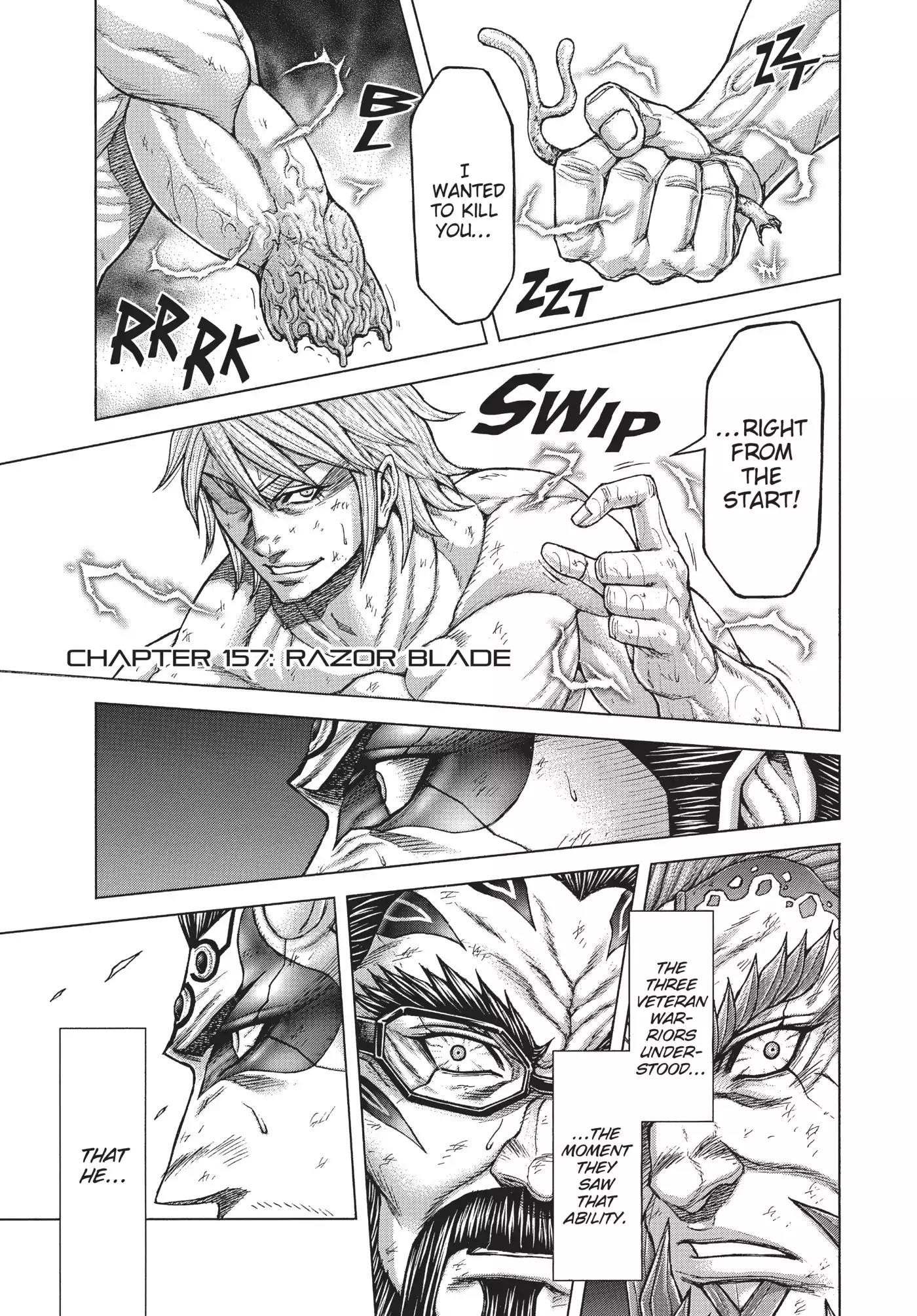 Terra Formars Chapter 157 page 1 - Chapter 157: Razor Blade