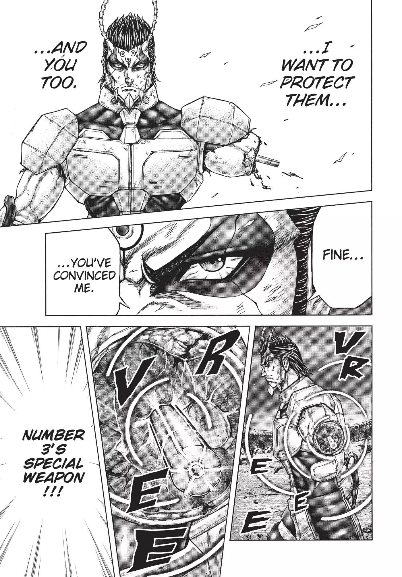 Terra Formars Chapter 157 page 13 - Chapter 157: Razor Blade