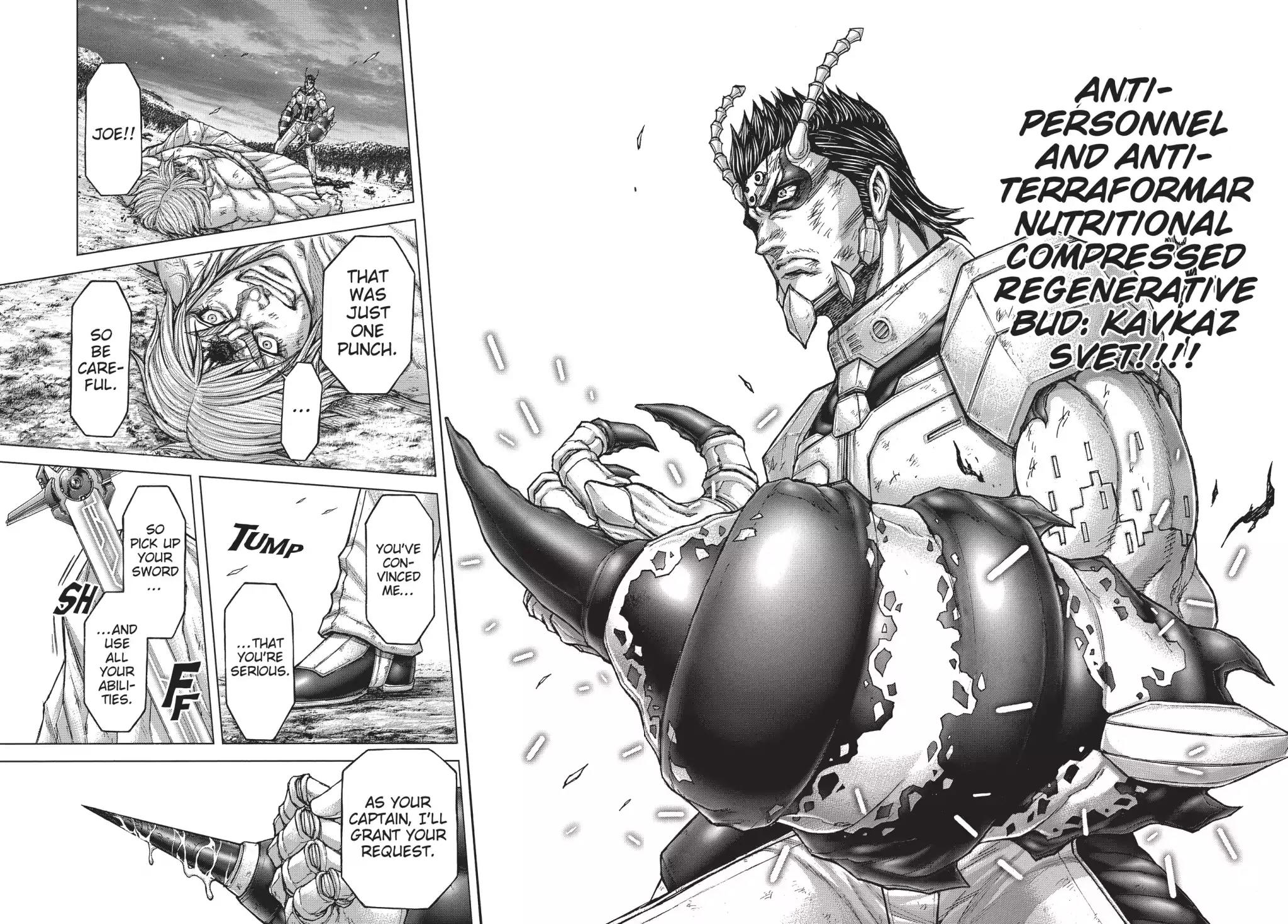 Terra Formars Chapter 157 page 14 - Chapter 157: Razor Blade