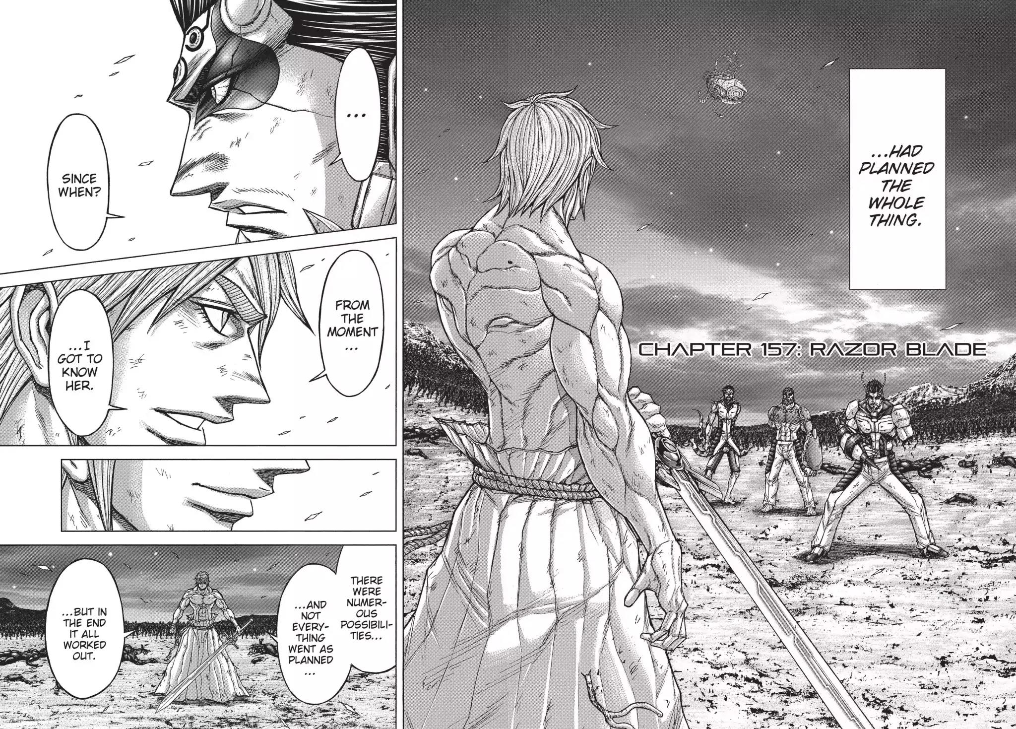 Terra Formars Chapter 157 page 2 - Chapter 157: Razor Blade