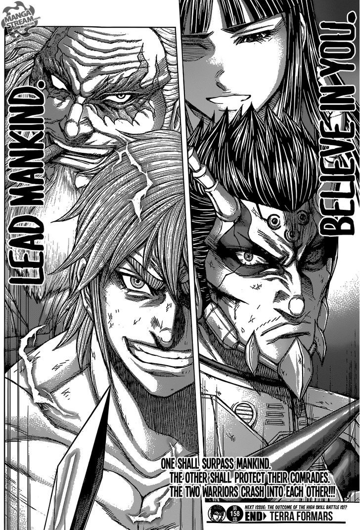 Terra Formars Chapter 158 page 15 - Chapter 158 : The Right Sinner - The Noble Sinner