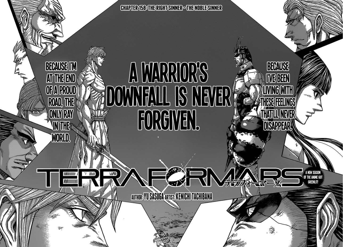 Terra Formars Chapter 158 page 3 - Chapter 158 : The Right Sinner - The Noble Sinner