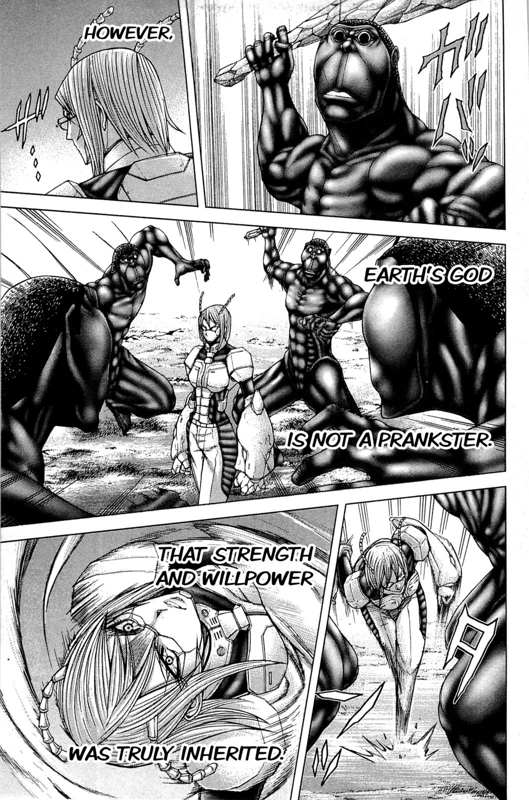 Terra Formars Chapter 17 page 12 - Chapter 17: ONE PUNCH MAIDEN