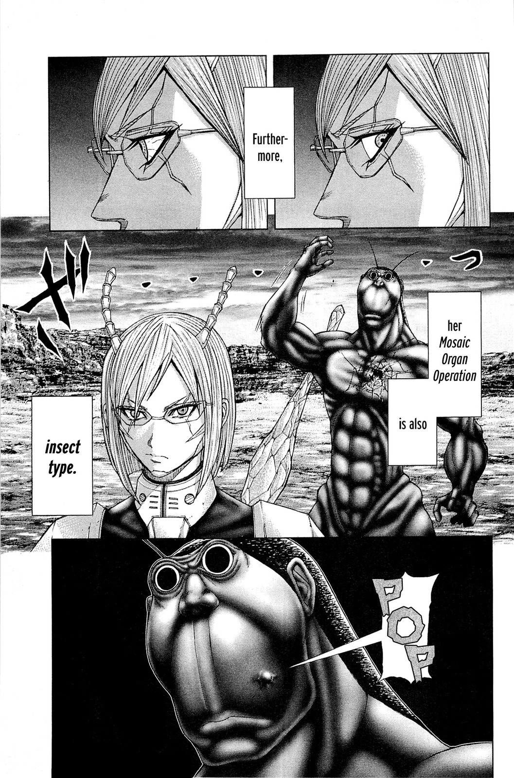 Terra Formars Chapter 17 page 15 - Chapter 17: ONE PUNCH MAIDEN