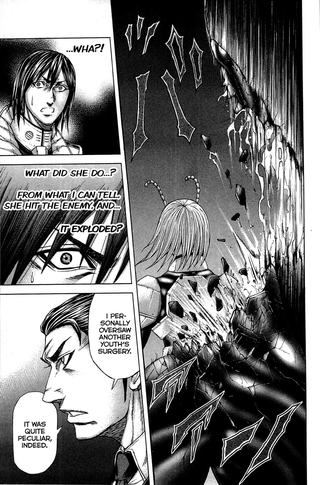 Terra Formars Chapter 17 page 17 - Chapter 17: ONE PUNCH MAIDEN