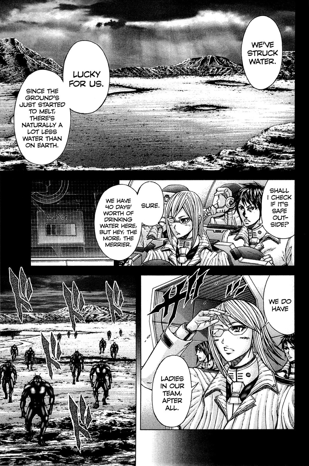 Terra Formars Chapter 17 page 2 - Chapter 17: ONE PUNCH MAIDEN