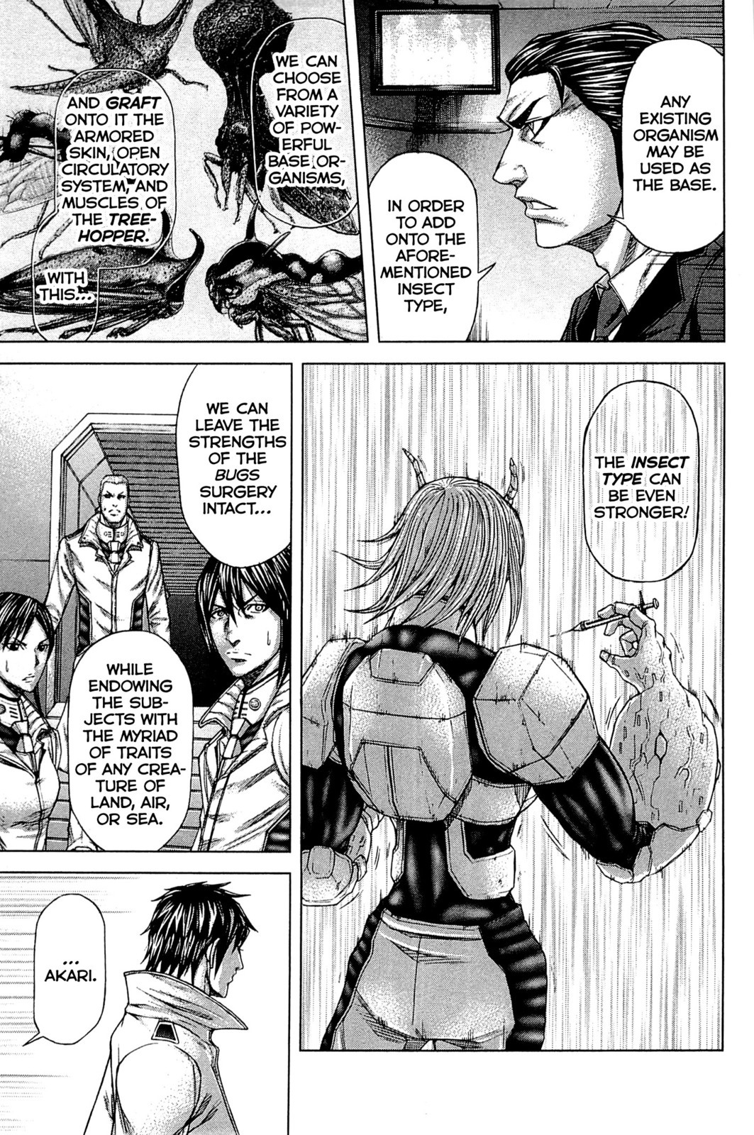 Terra Formars Chapter 17 page 4 - Chapter 17: ONE PUNCH MAIDEN