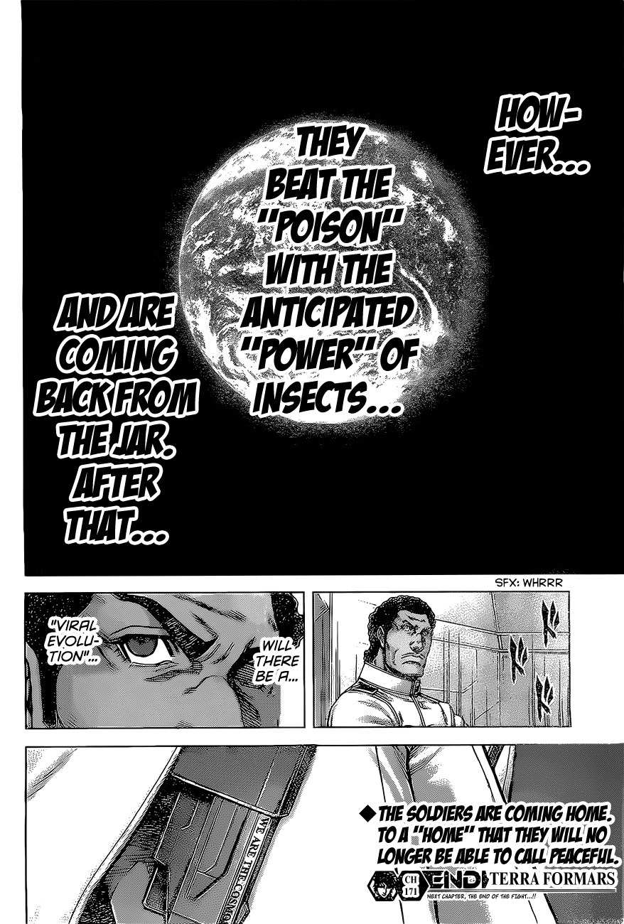 Terra Formars Chapter 172 page 15 - Chapter 172: The Jar of Socery