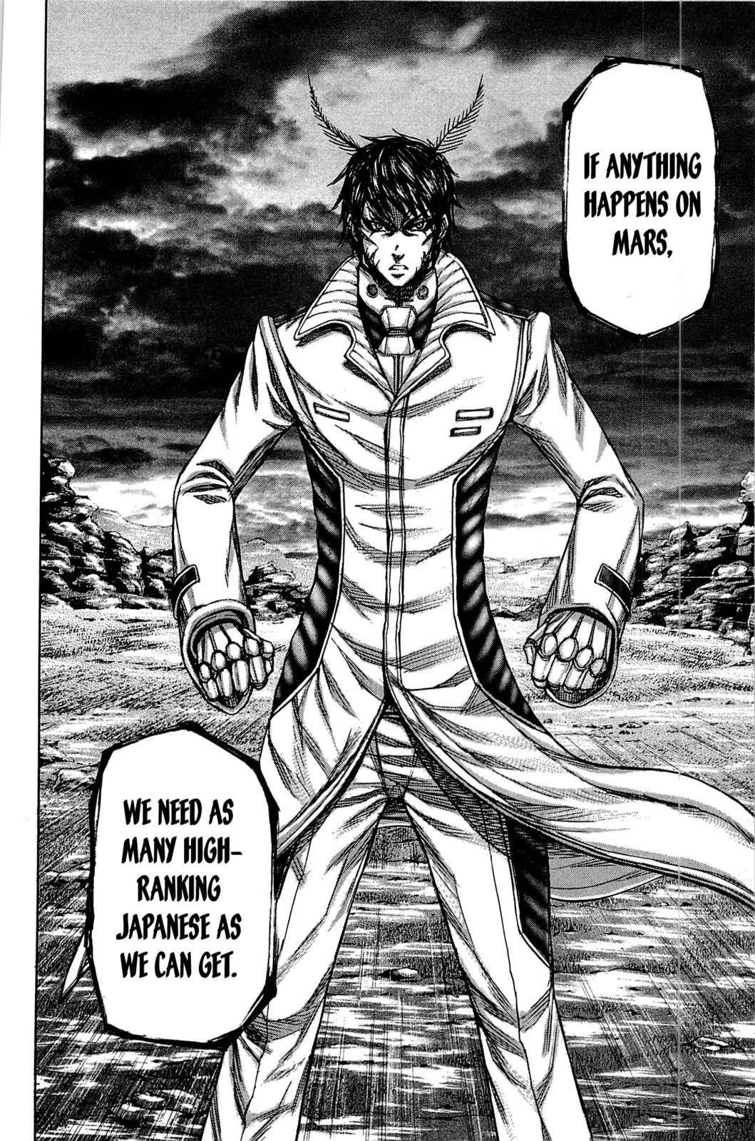 Terra Formars Chapter 18 page 10 - Chapter 18: EXCEPTIONAL 2 Akari Hizamaru & Michelle K. Davis