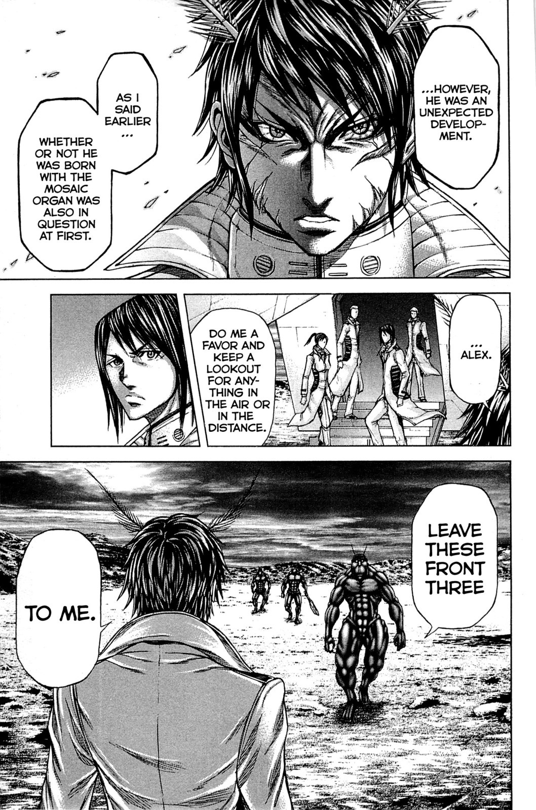 Terra Formars Chapter 18 page 11 - Chapter 18: EXCEPTIONAL 2 Akari Hizamaru & Michelle K. Davis