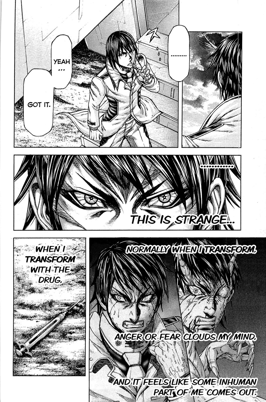 Terra Formars Chapter 18 page 12 - Chapter 18: EXCEPTIONAL 2 Akari Hizamaru & Michelle K. Davis