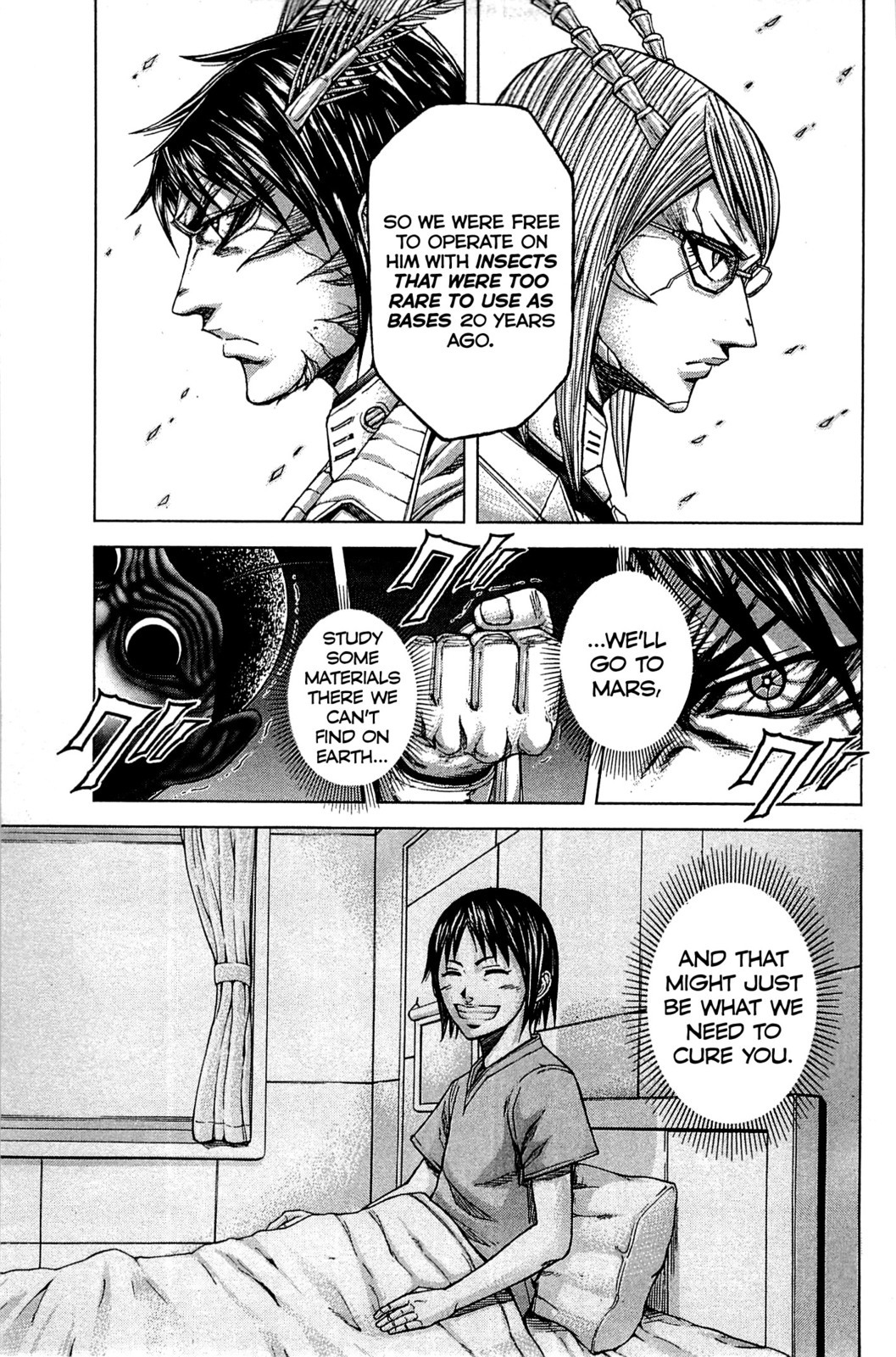 Terra Formars Chapter 18 page 18 - Chapter 18: EXCEPTIONAL 2 Akari Hizamaru & Michelle K. Davis