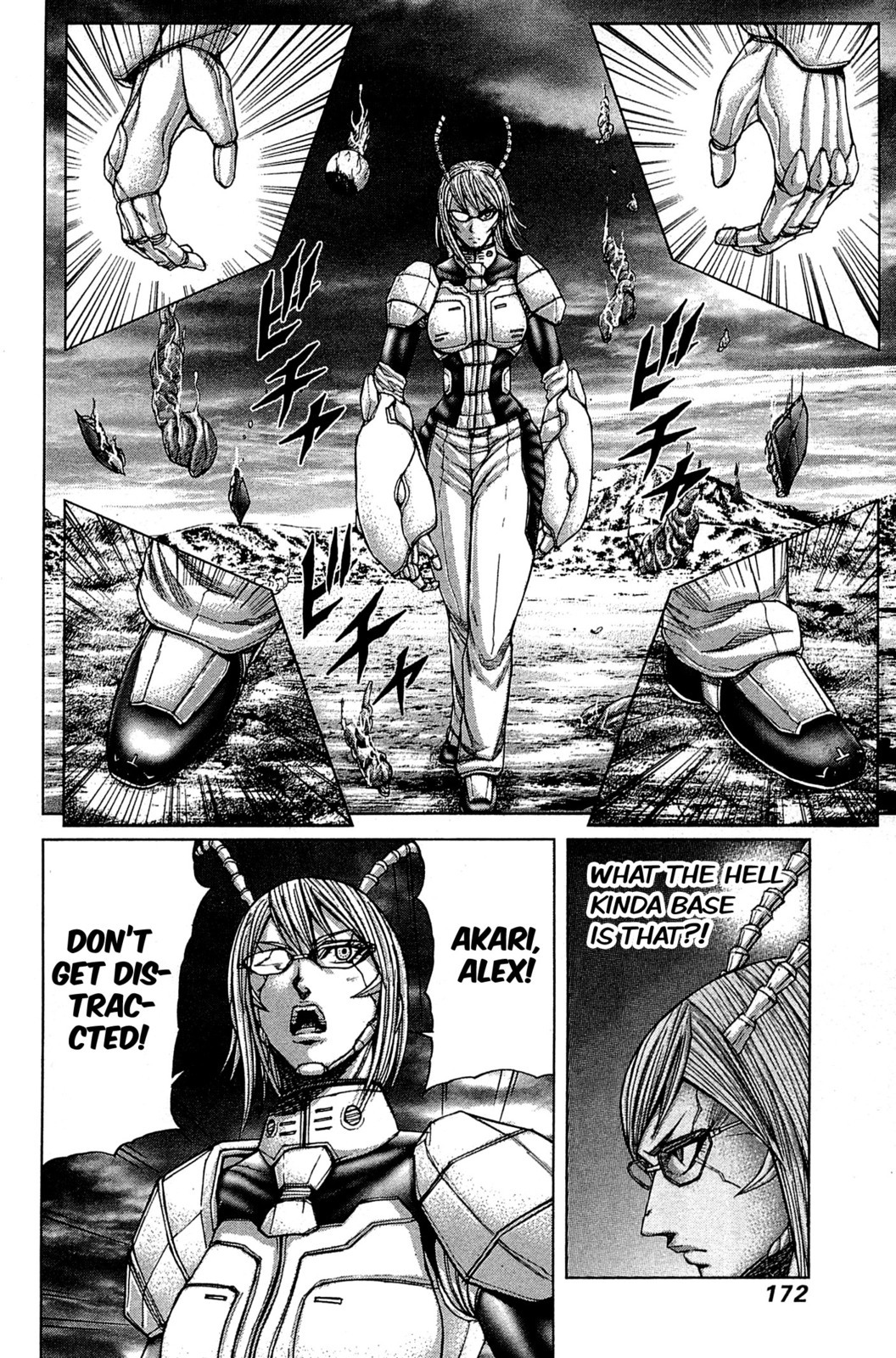 Terra Formars Chapter 18 page 2 - Chapter 18: EXCEPTIONAL 2 Akari Hizamaru & Michelle K. Davis
