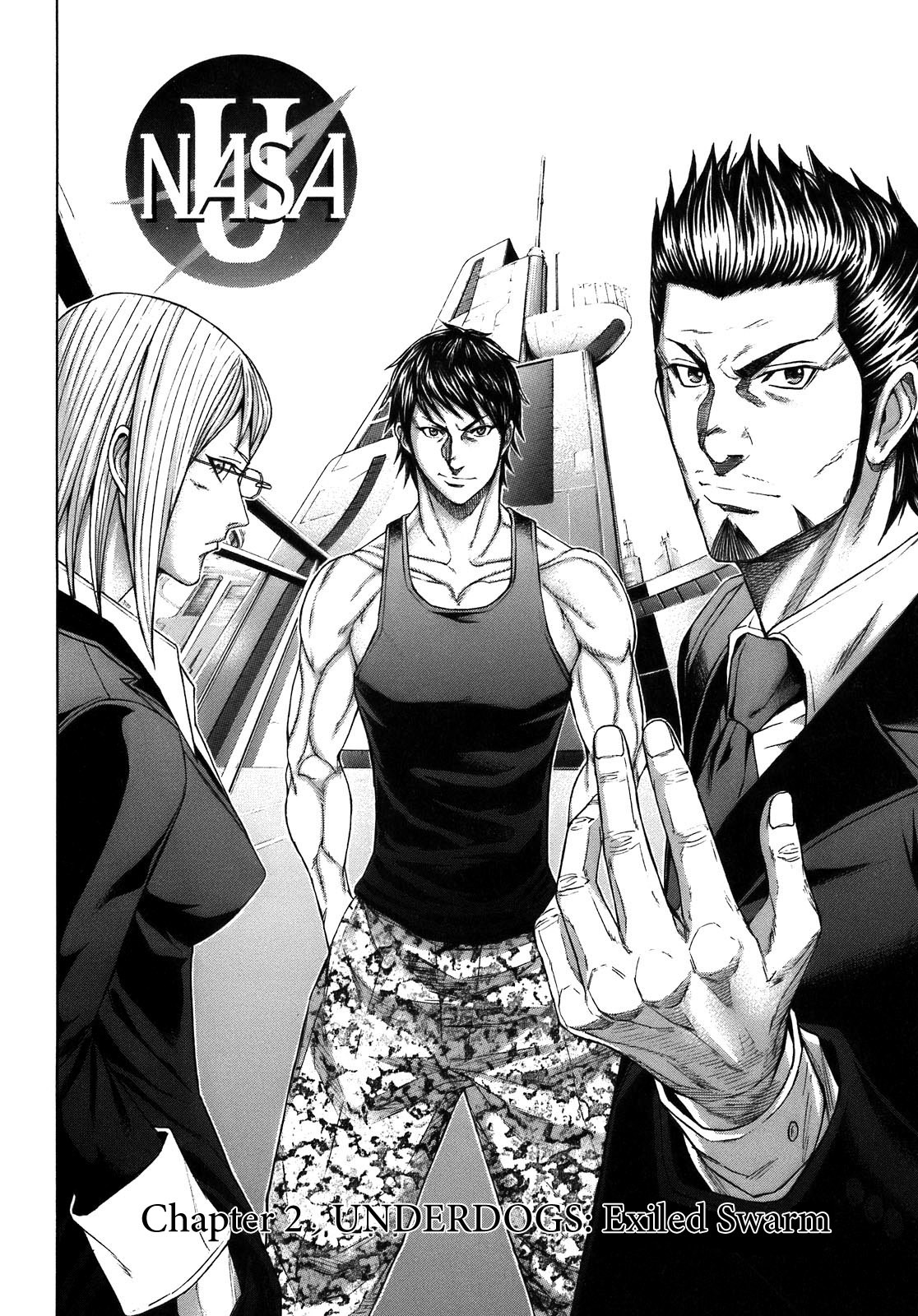 Terra Formars Chapter 2 page 1 - Chapter 2: UNDERDOGS Exiled Swarm