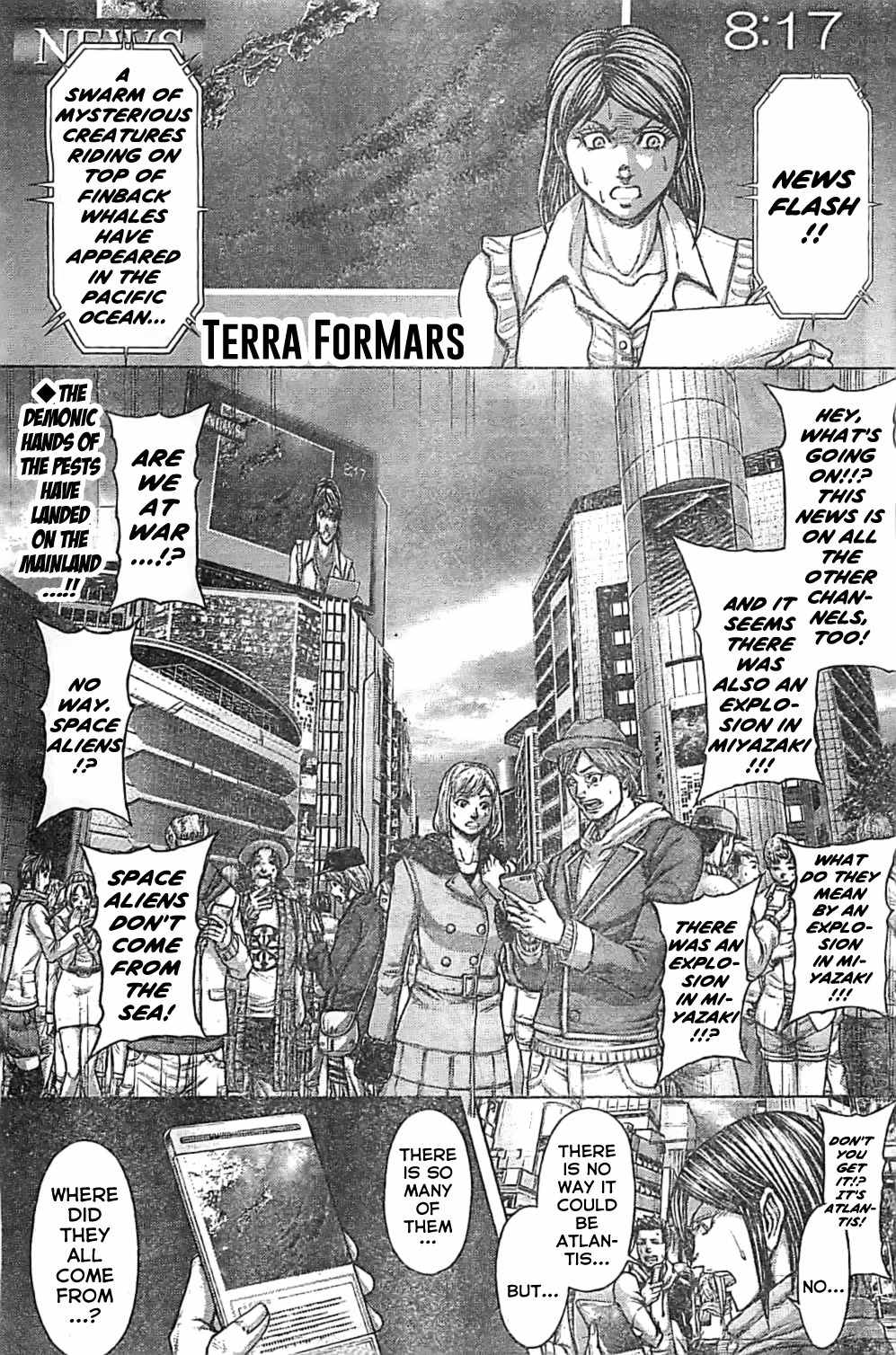 Terra Formars Chapter 202 page 1 - Chapter 202: I Don't Love You