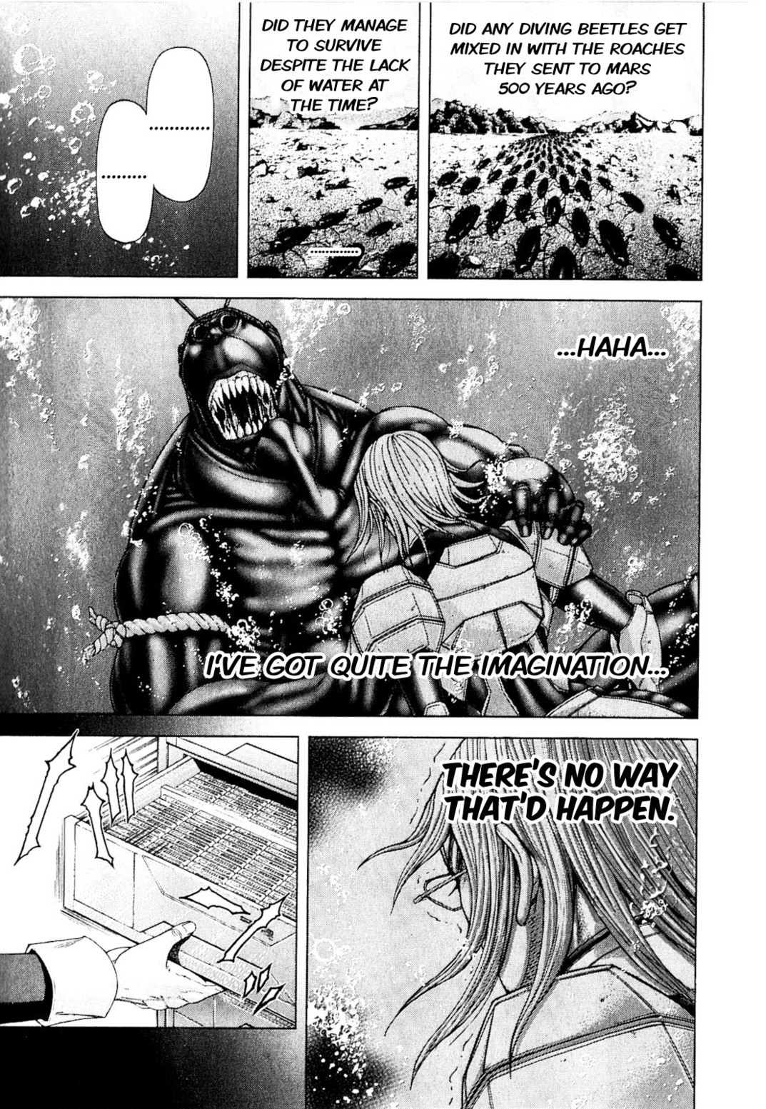 Terra Formars Chapter 21 page 11 - Chapter 21: BLACK BEETLE Killer Instinct
