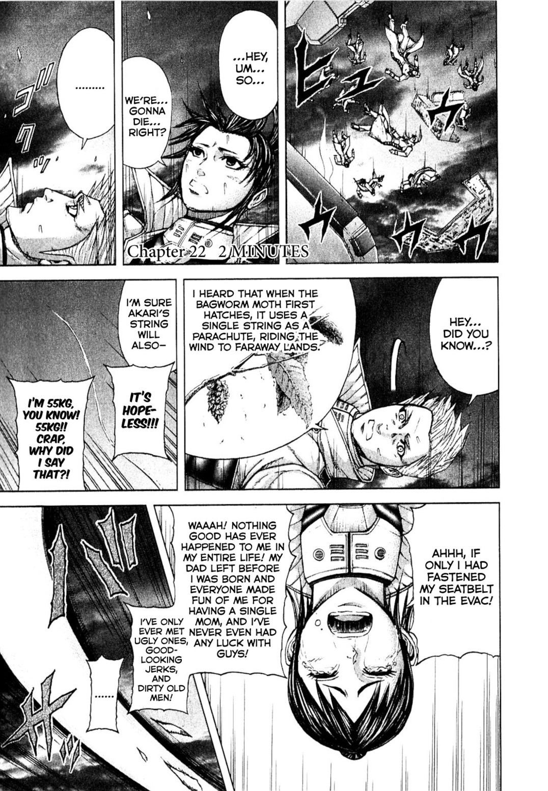 Terra Formars Chapter 22 page 1 - Chapter 22: 2 MINUTES