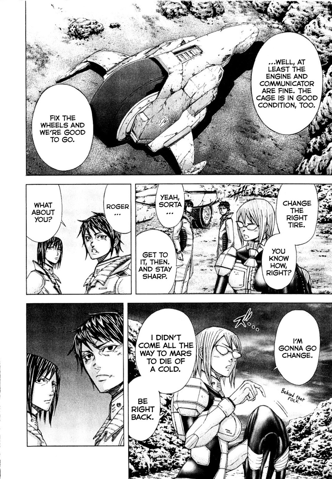 Terra Formars Chapter 25 page 3 - Chapter 25: CARAPACE Defensive Gear
