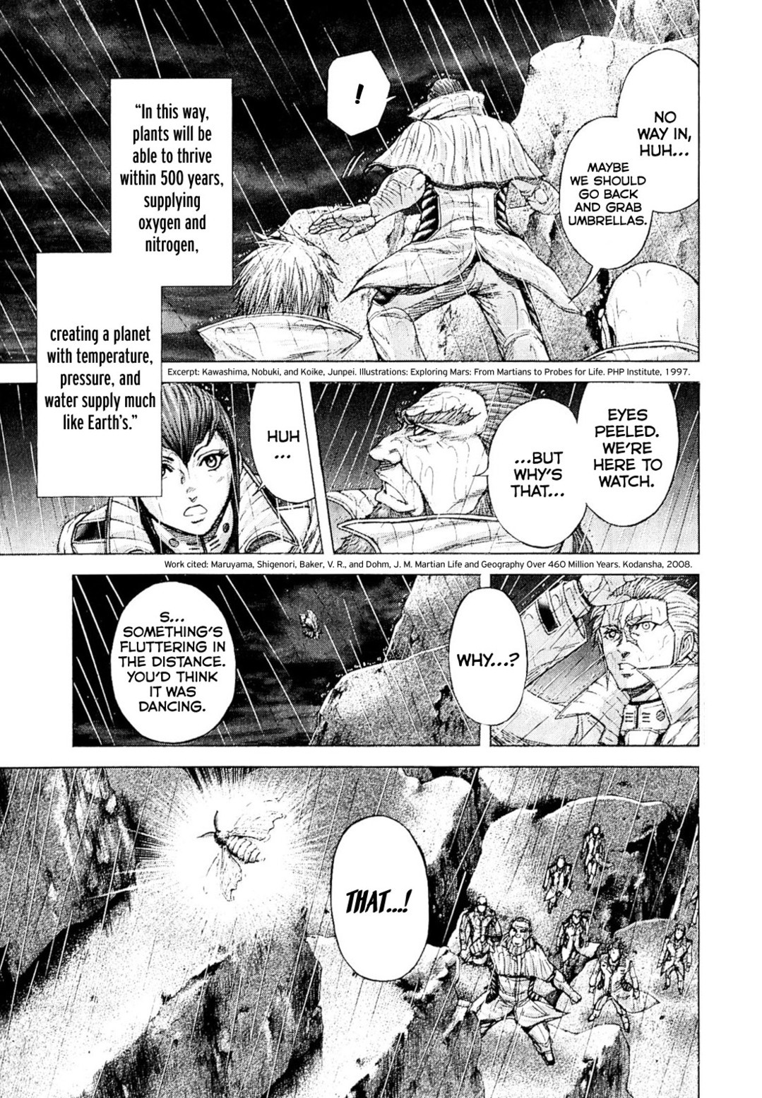 Terra Formars Chapter 28 page 10 - Chapter 28: DEMONS NIGHT Night and Dark Clouds