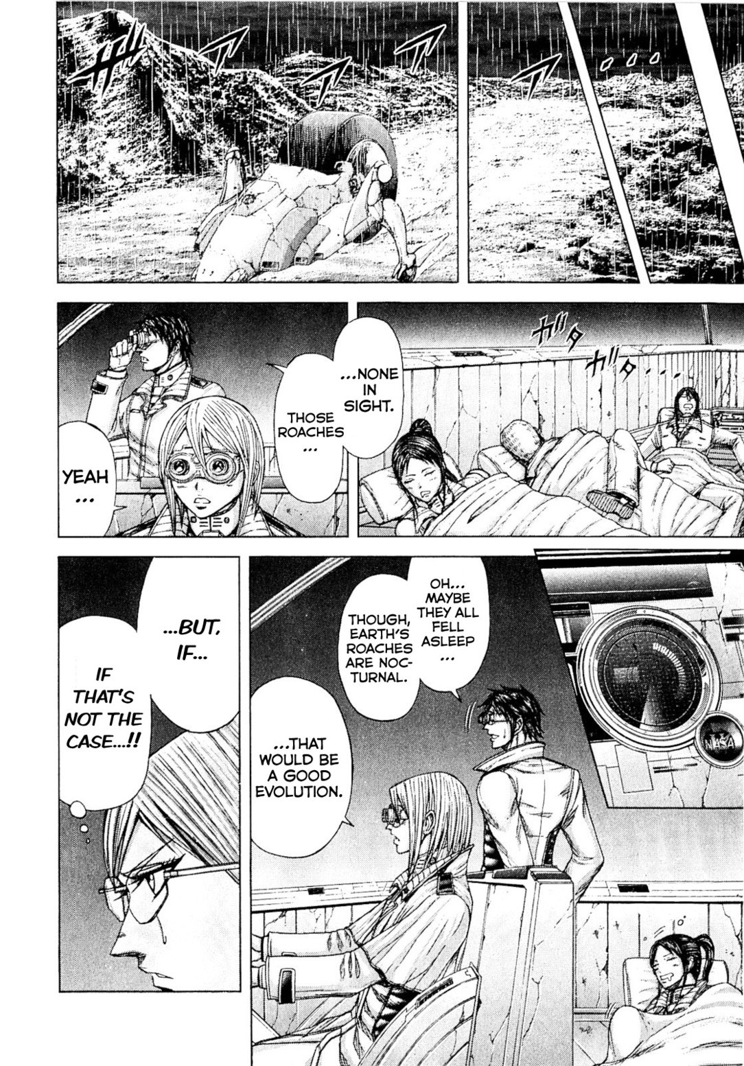 Terra Formars Chapter 28 page 11 - Chapter 28: DEMONS NIGHT Night and Dark Clouds
