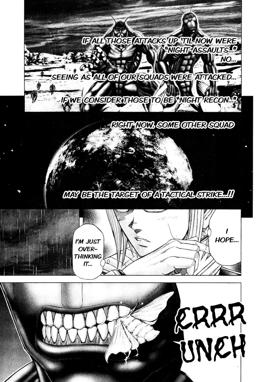 Terra Formars Chapter 28 page 12 - Chapter 28: DEMONS NIGHT Night and Dark Clouds