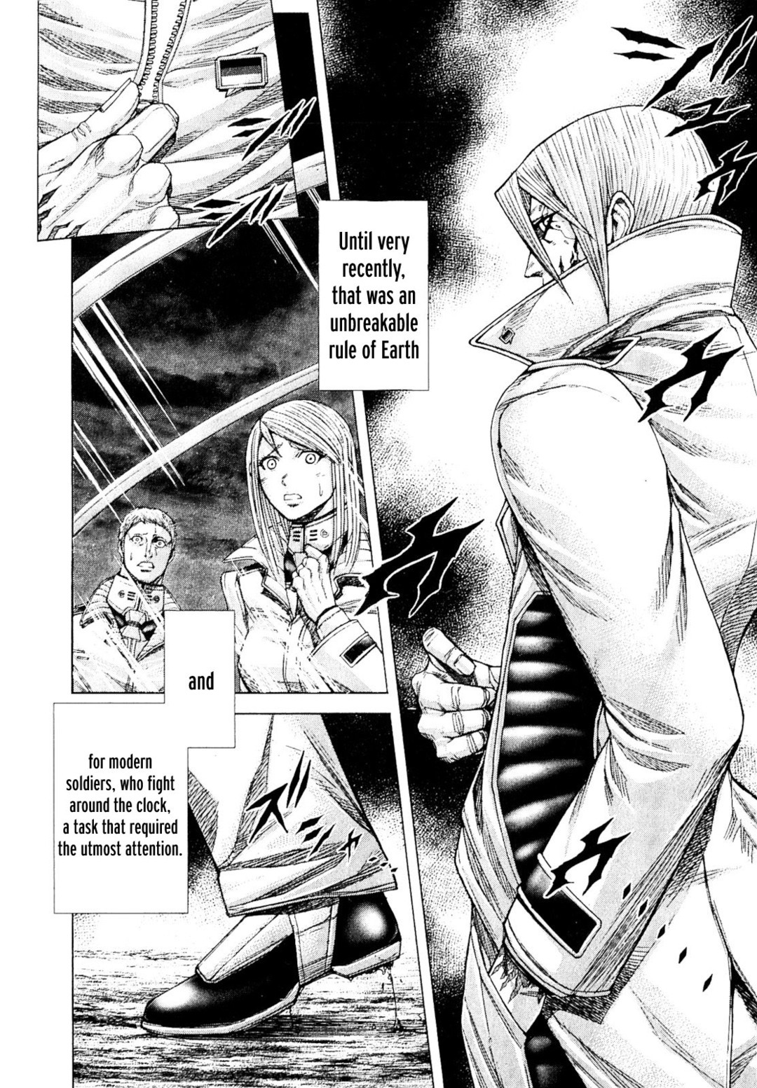Terra Formars Chapter 28 page 3 - Chapter 28: DEMONS NIGHT Night and Dark Clouds