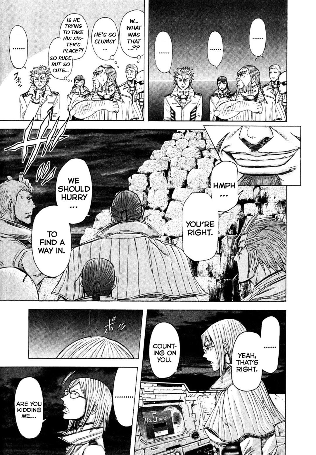 Terra Formars Chapter 28 page 6 - Chapter 28: DEMONS NIGHT Night and Dark Clouds