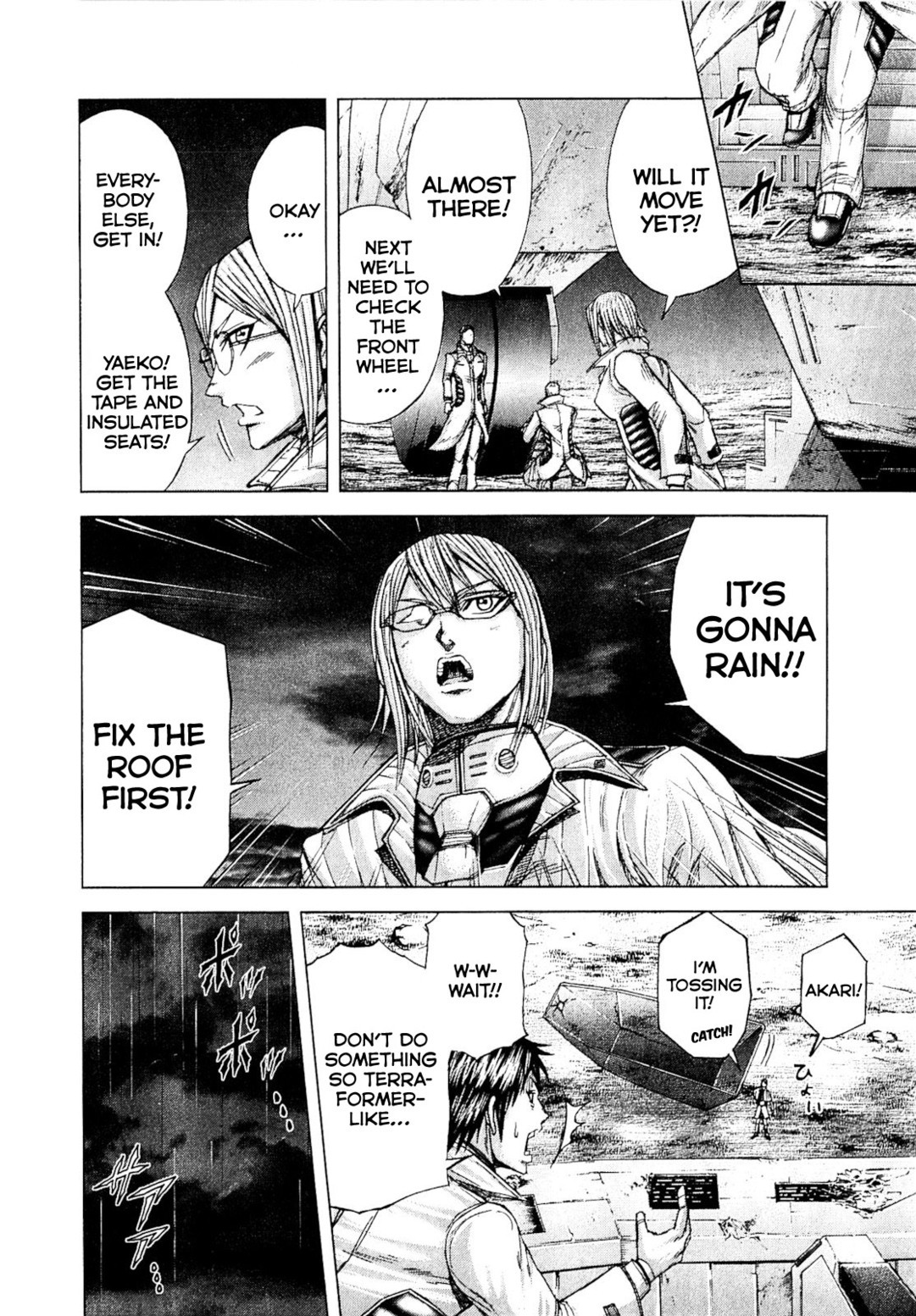 Terra Formars Chapter 28 page 7 - Chapter 28: DEMONS NIGHT Night and Dark Clouds
