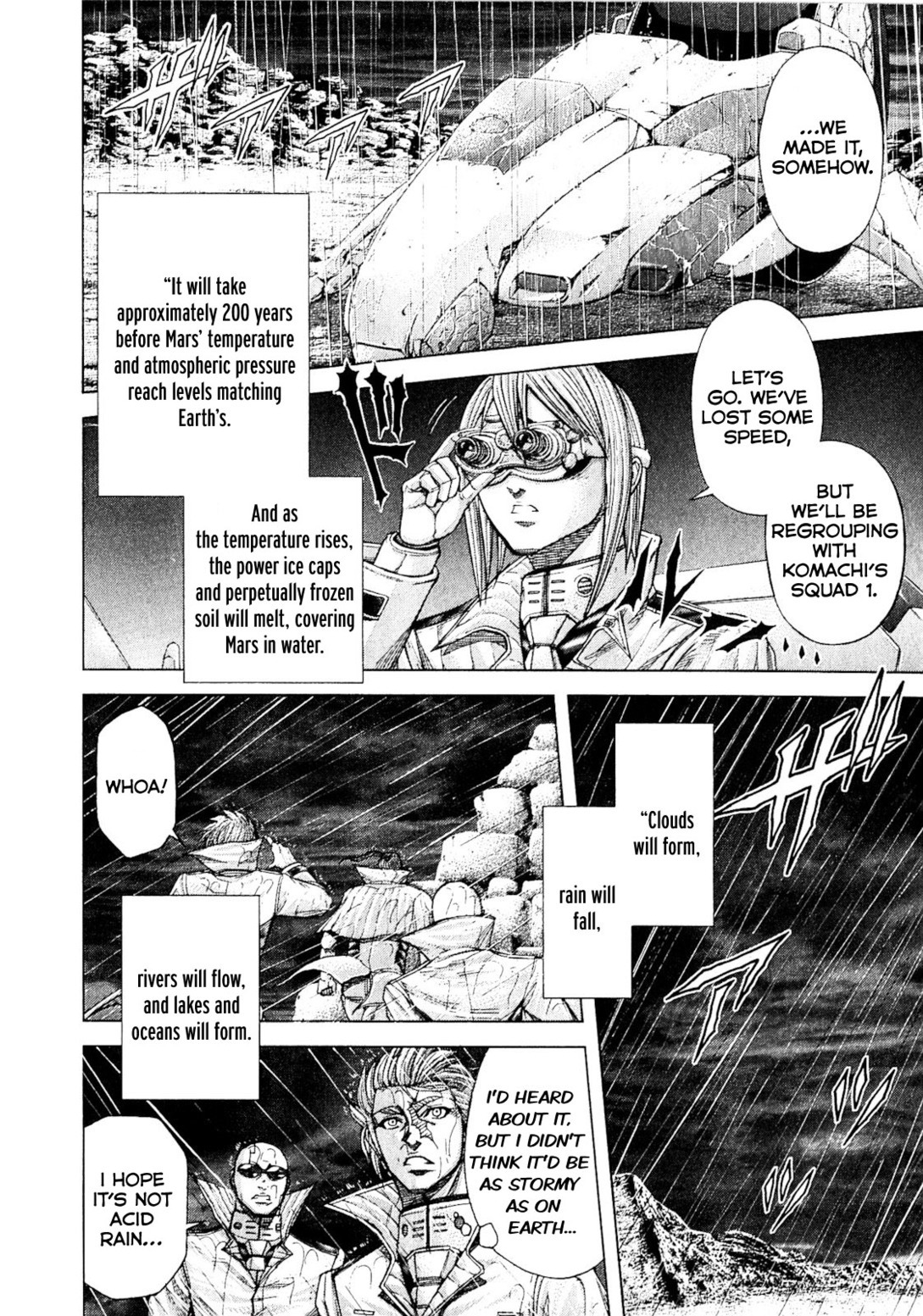 Terra Formars Chapter 28 page 9 - Chapter 28: DEMONS NIGHT Night and Dark Clouds