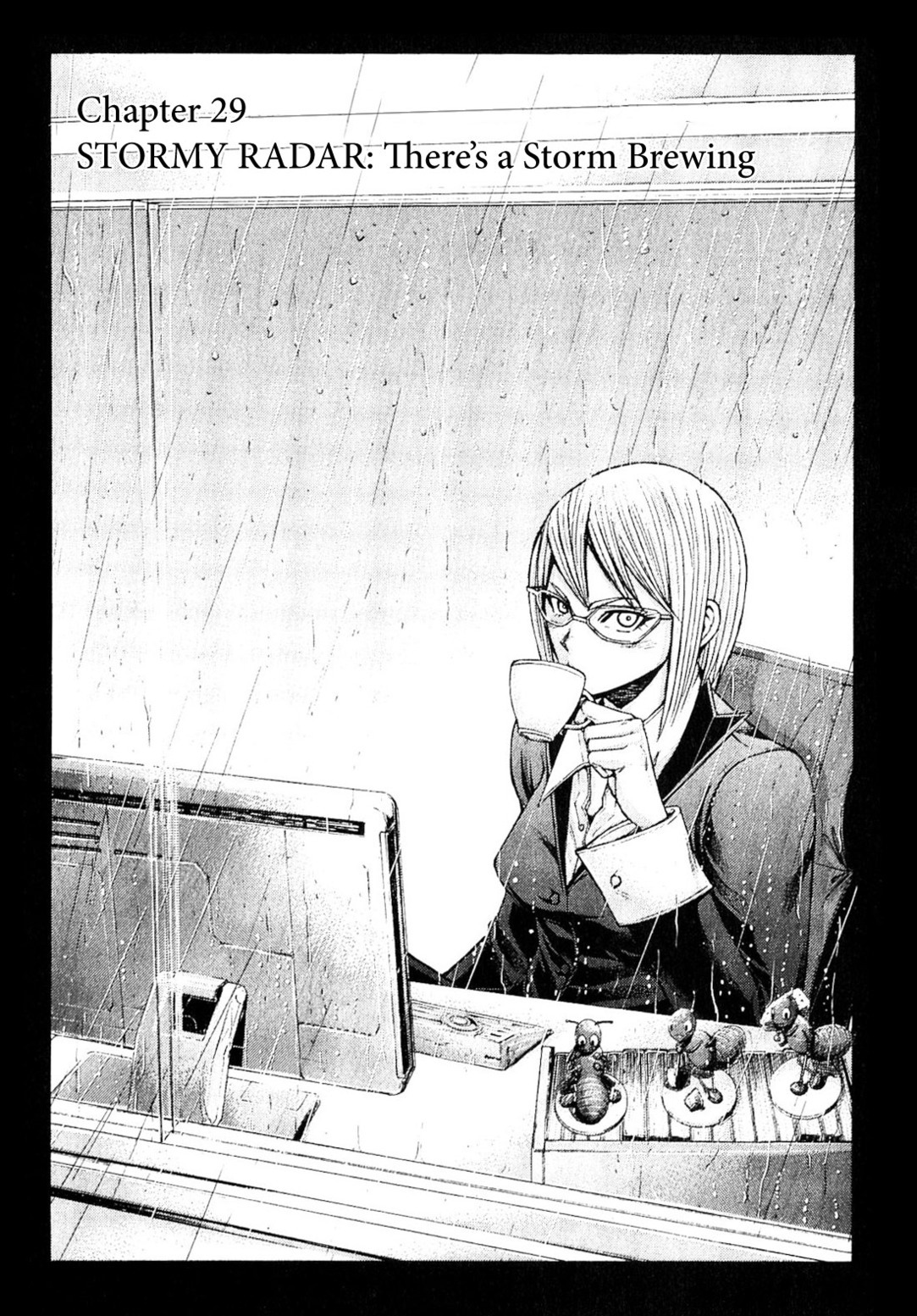 Terra Formars Chapter 29 page 1 - Chapter 29: STORMY RADAR Theres a Storm Brewing