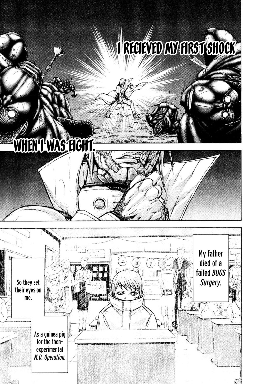 Terra Formars Chapter 30 page 15 - Chapter 30: DER ZITTERAAL Electric Organism
