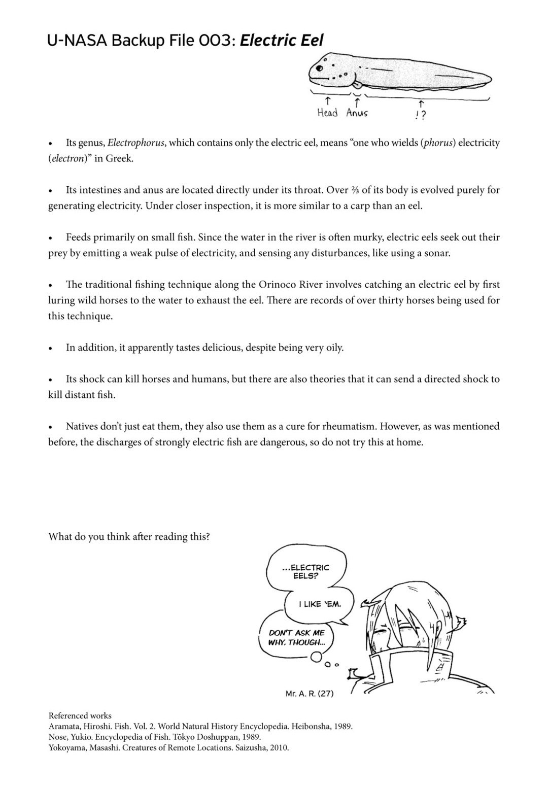 Terra Formars Chapter 30 page 19 - Chapter 30: DER ZITTERAAL Electric Organism
