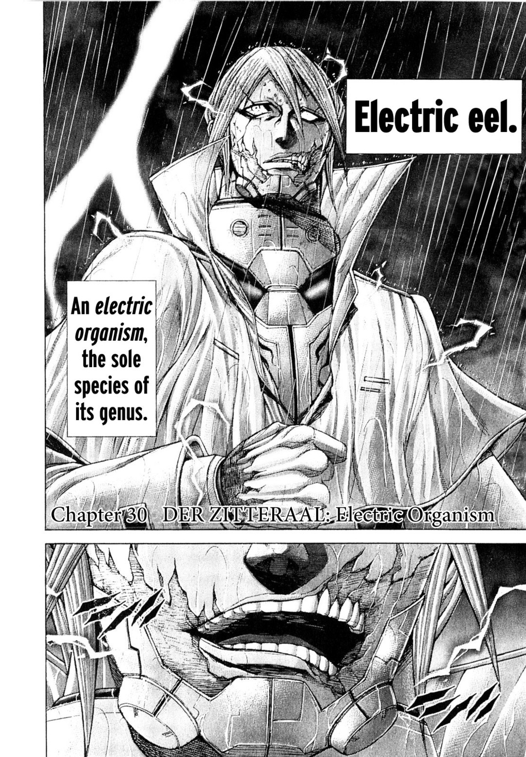 Terra Formars Chapter 30 page 2 - Chapter 30: DER ZITTERAAL Electric Organism
