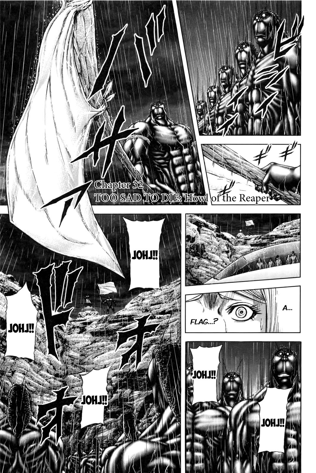 Terra Formars Chapter 32 page 1 - Chapter 32: TOO SAD TO DIE Howl of the Reaper