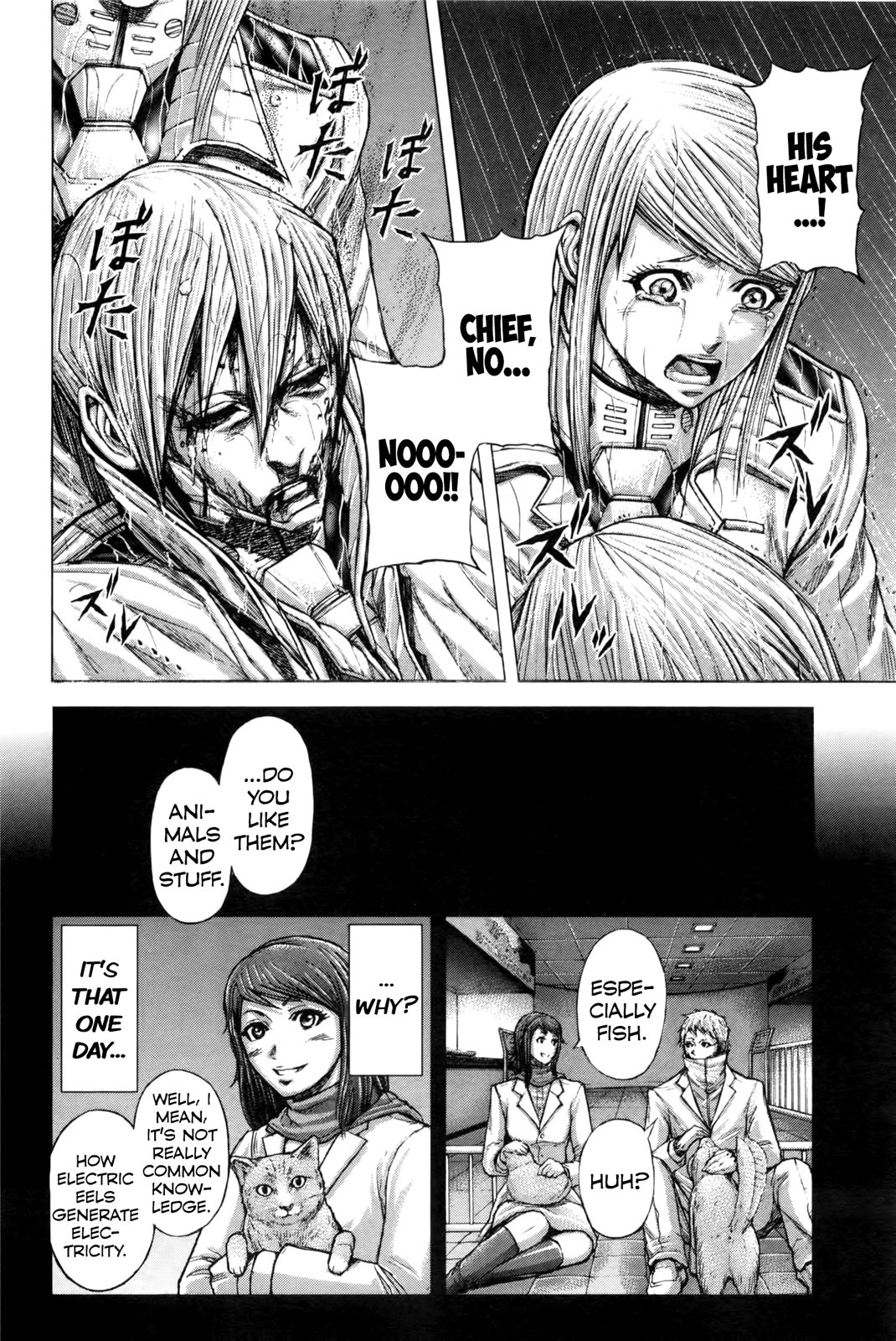 Terra Formars Chapter 32 page 12 - Chapter 32: TOO SAD TO DIE Howl of the Reaper