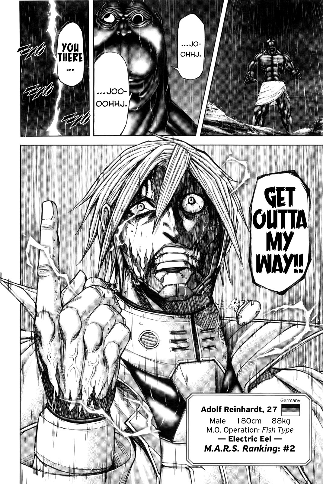 Terra Formars Chapter 32 page 17 - Chapter 32: TOO SAD TO DIE Howl of the Reaper